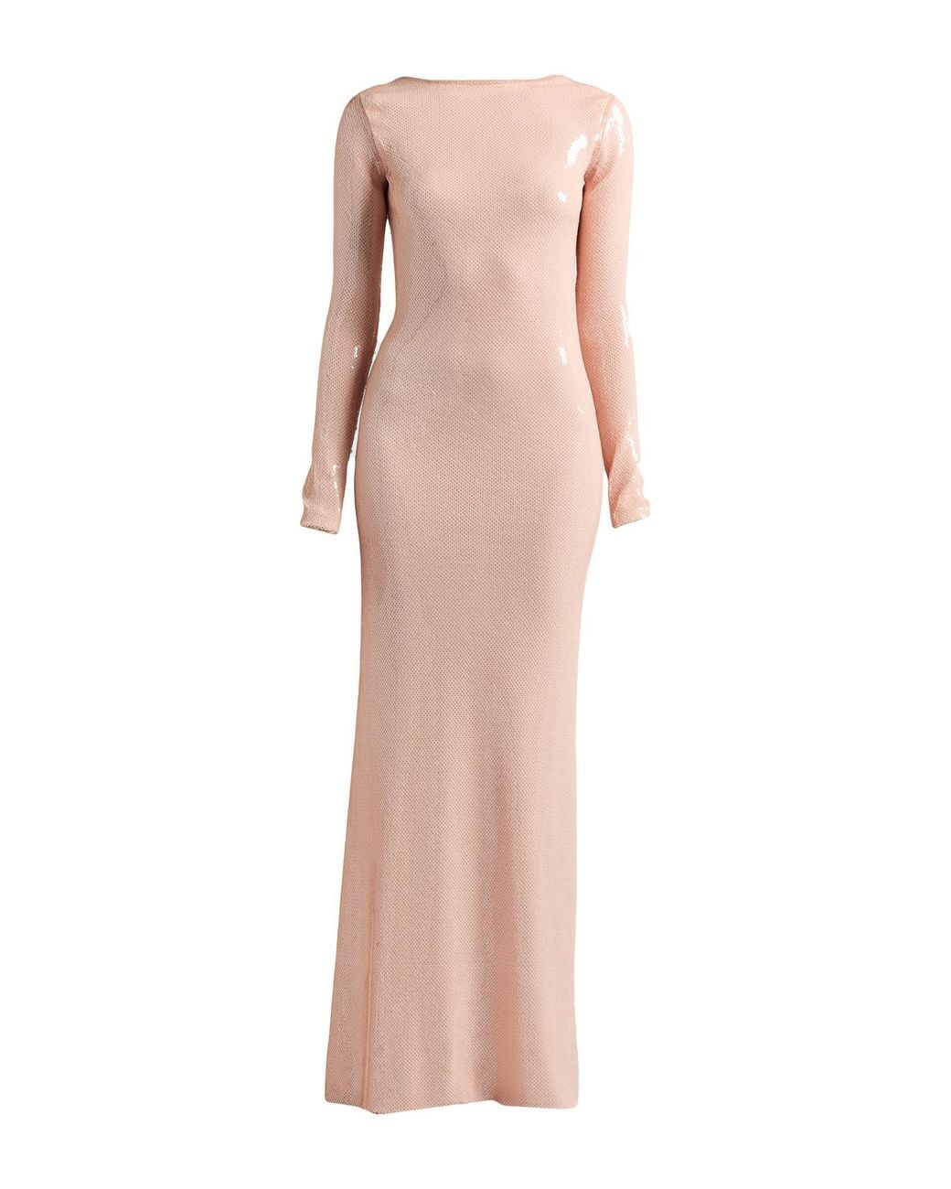 N°21 Pink Maxi Dress Polyester, Elastane