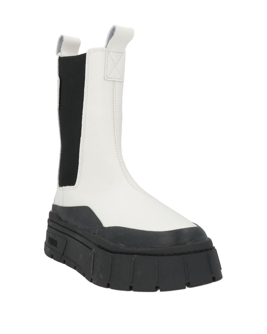 PUMA Black Ankle Boots Leather