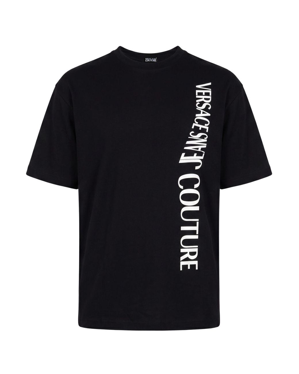 Versace Jeans Couture Black T-Shirt Cotton for men