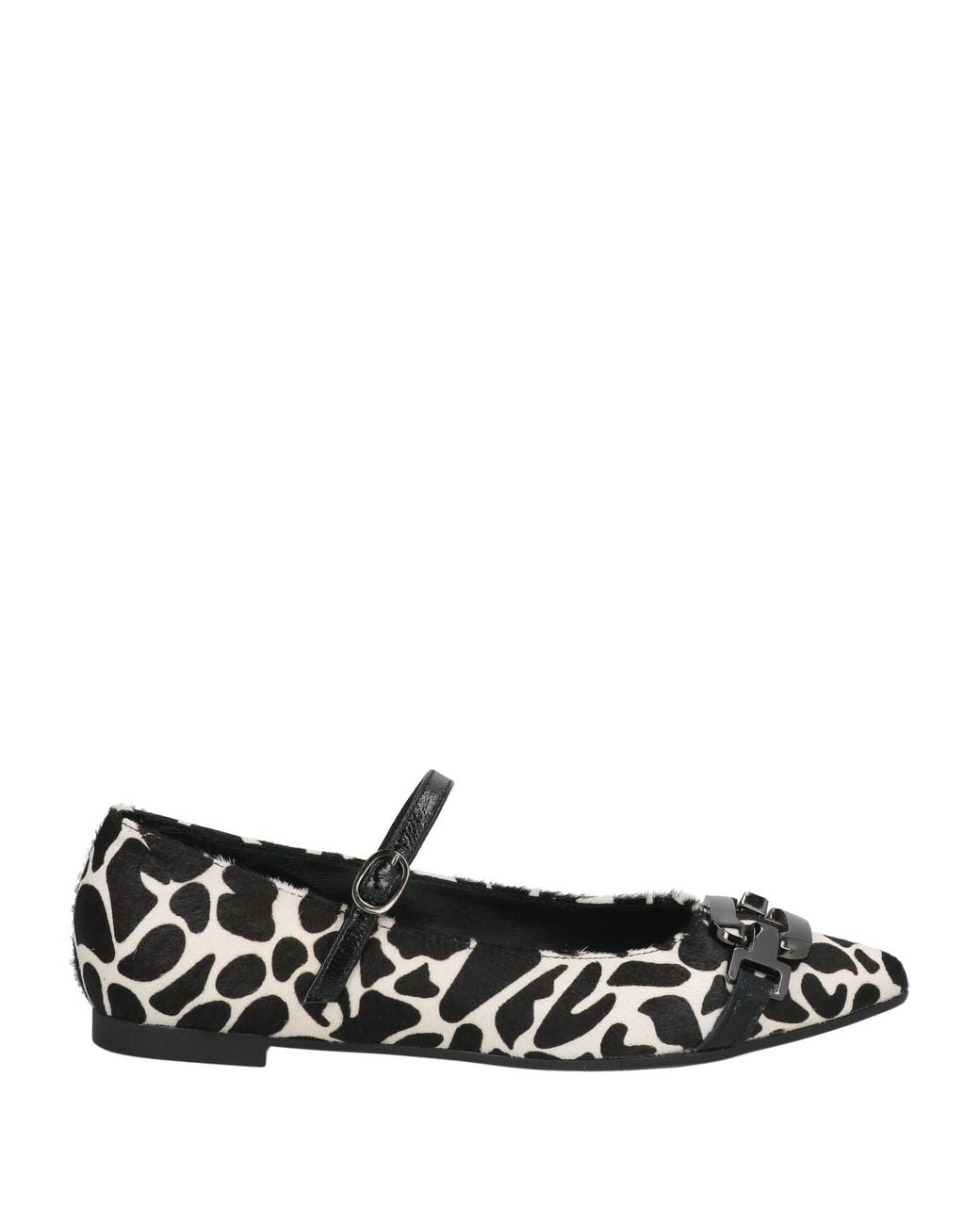 Nila & Nila White Ballet Flats Leather