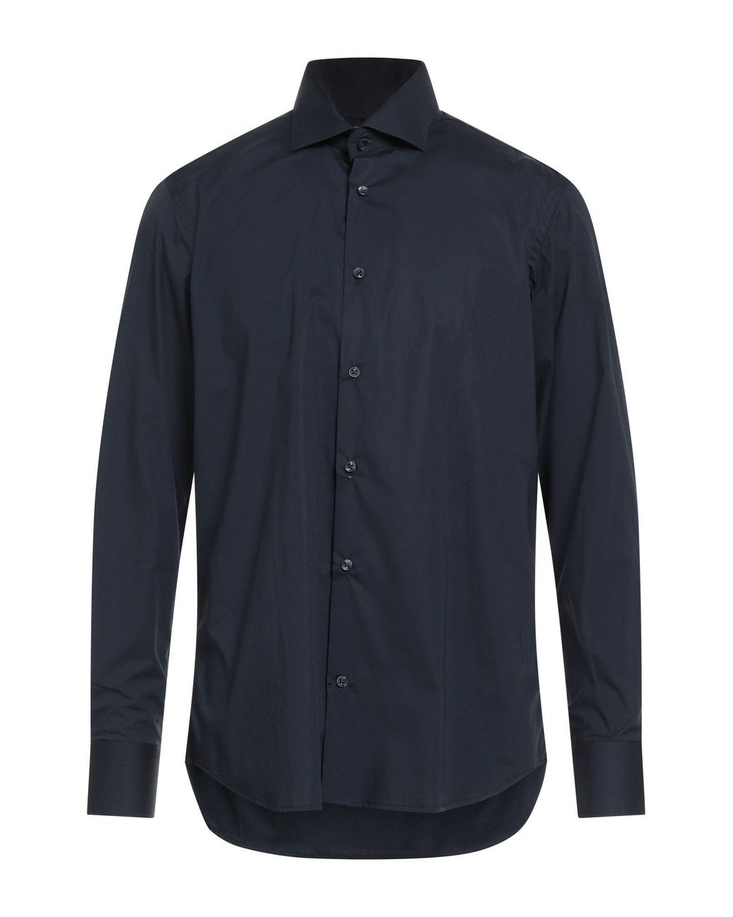 Antonelli Blue Shirt Cotton, Elastane for men