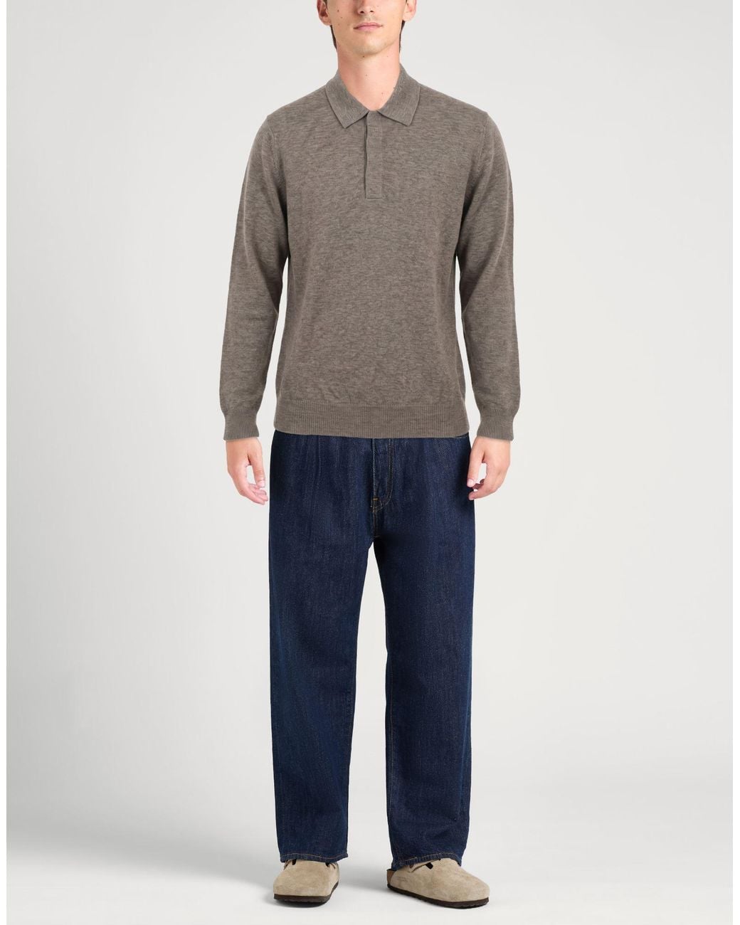 Alpha Studio Gray Jumper for men
