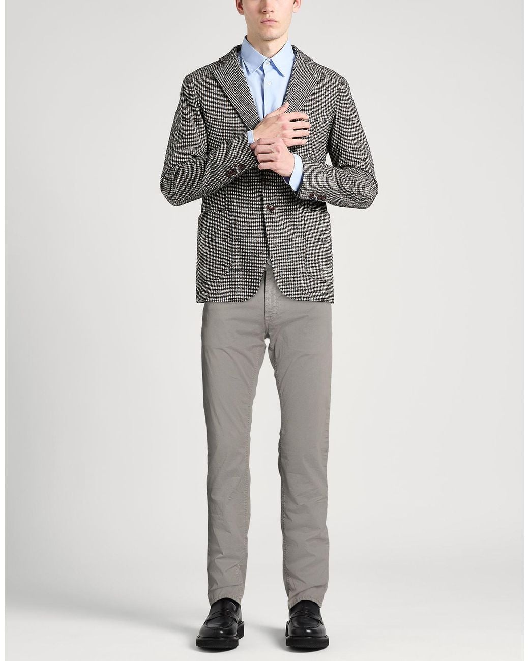 PT Torino Gray Trouser for men