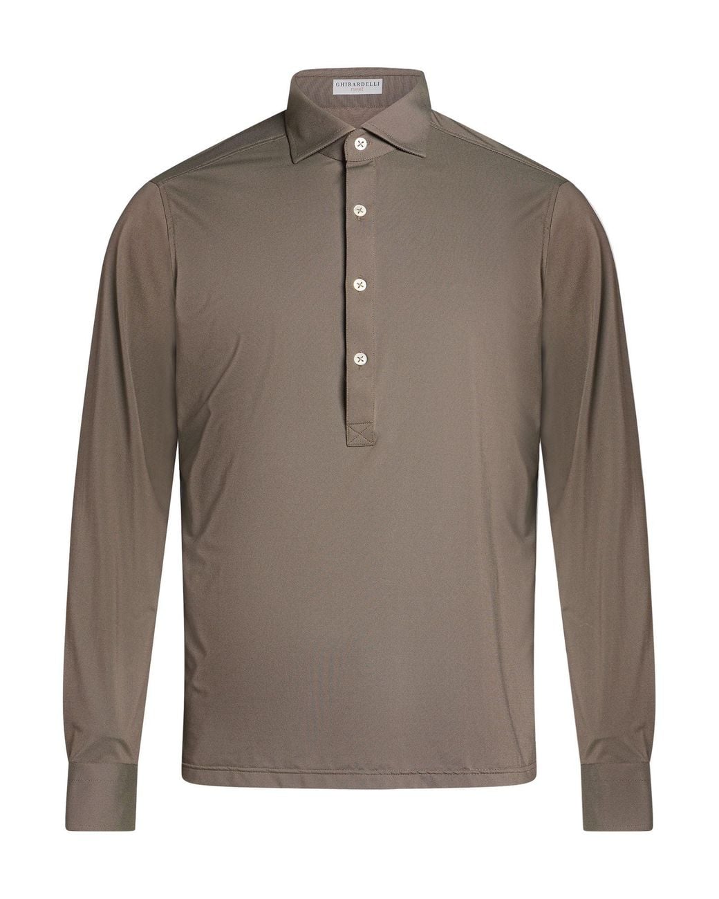 Ghirardelli Brown Next Polo Shirt Polyamide, Elastane for men