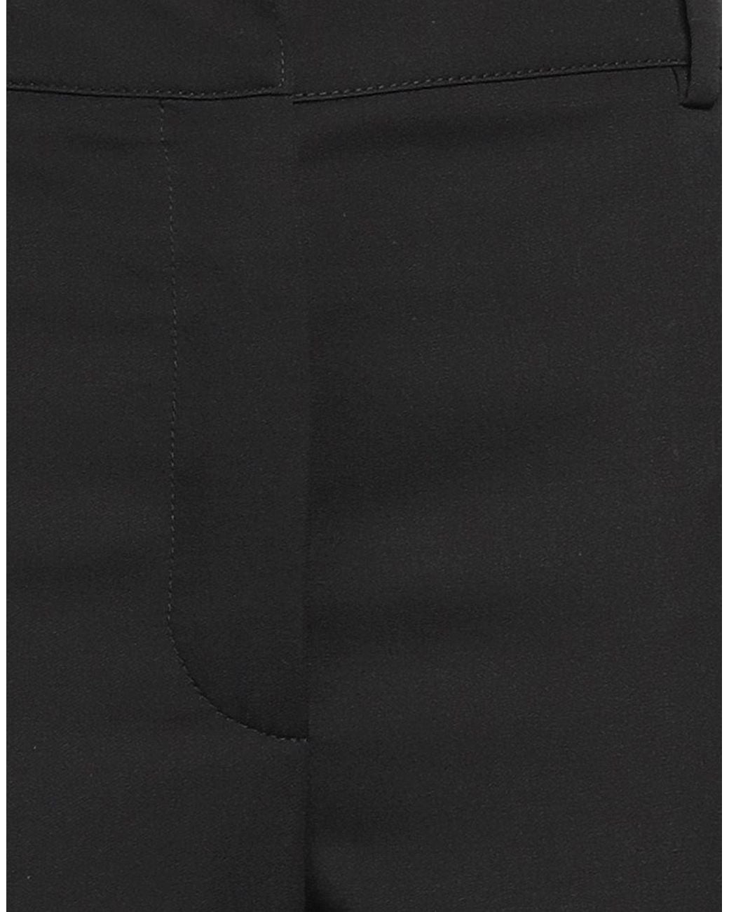 Lanvin Black Pants Virgin Wool, Cotton