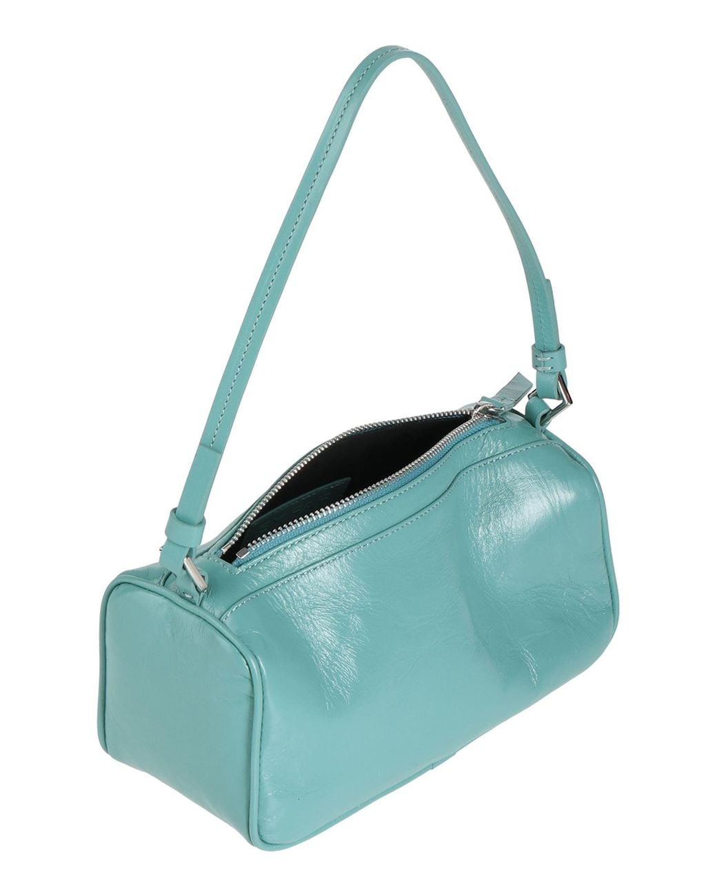 By Far Blue Handbag Lambskin