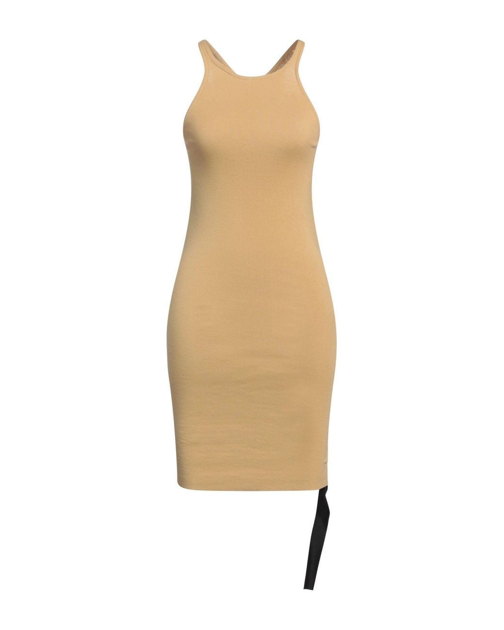 Rick Owens Natural Mini Dress