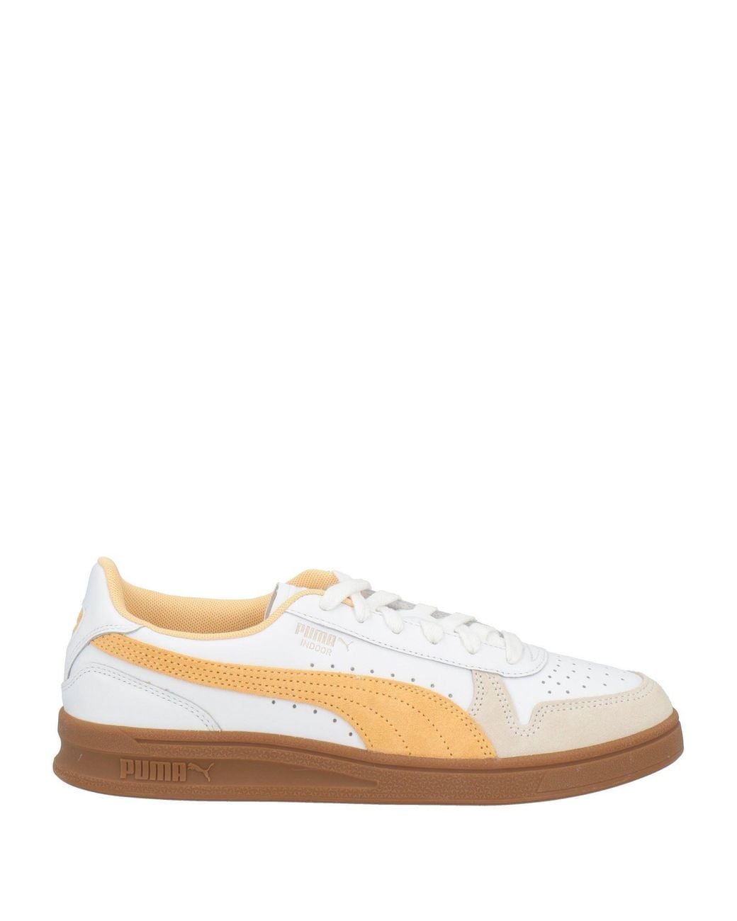 PUMA White Sneakers Leather