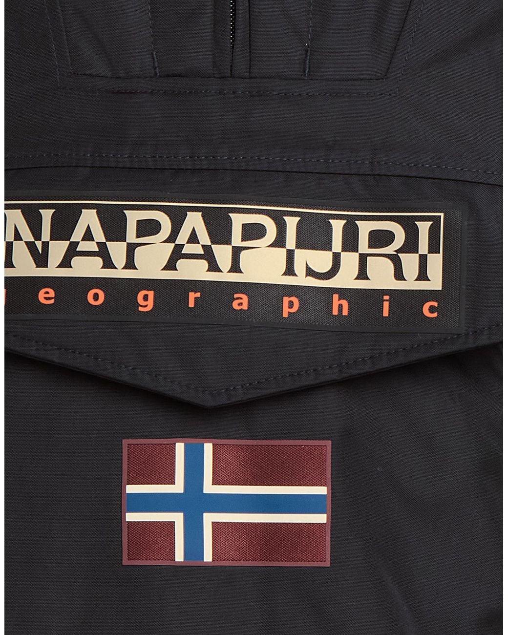 Napapijri Black Jacket Polyester for men