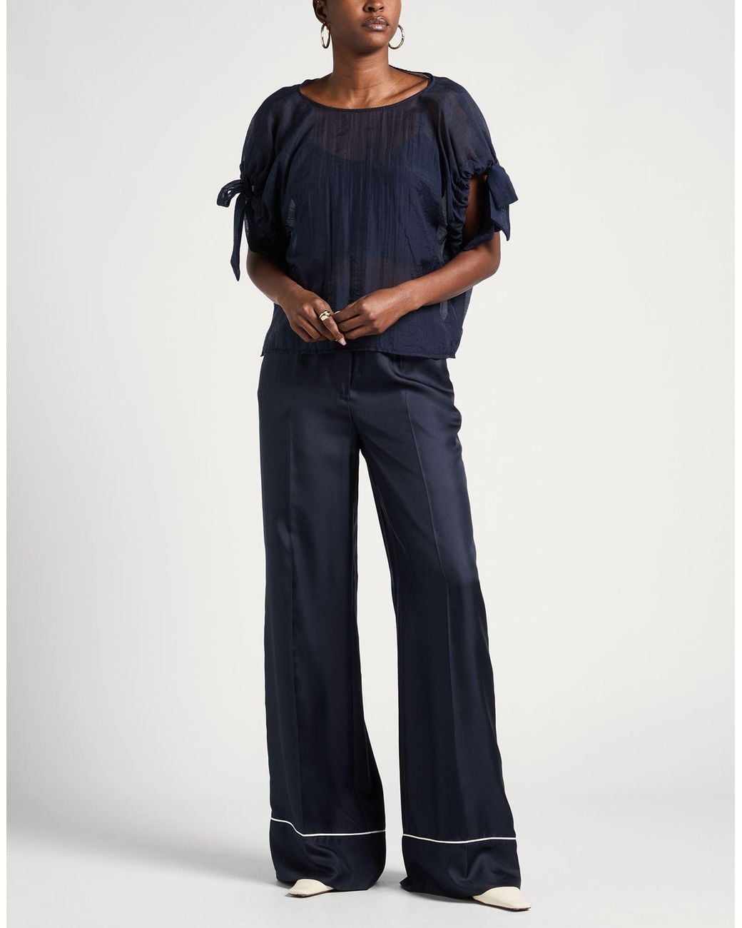 ViCOLO Blue Midnight Top Lyocell, Polyamide