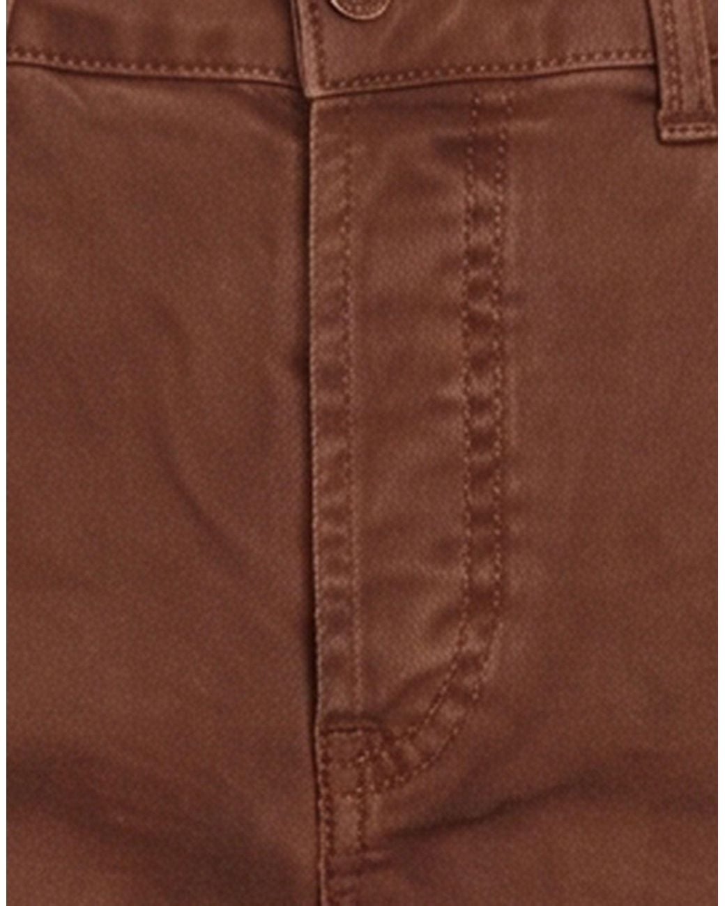 Entre Amis Brown Jeans Cotton, Elastane for men