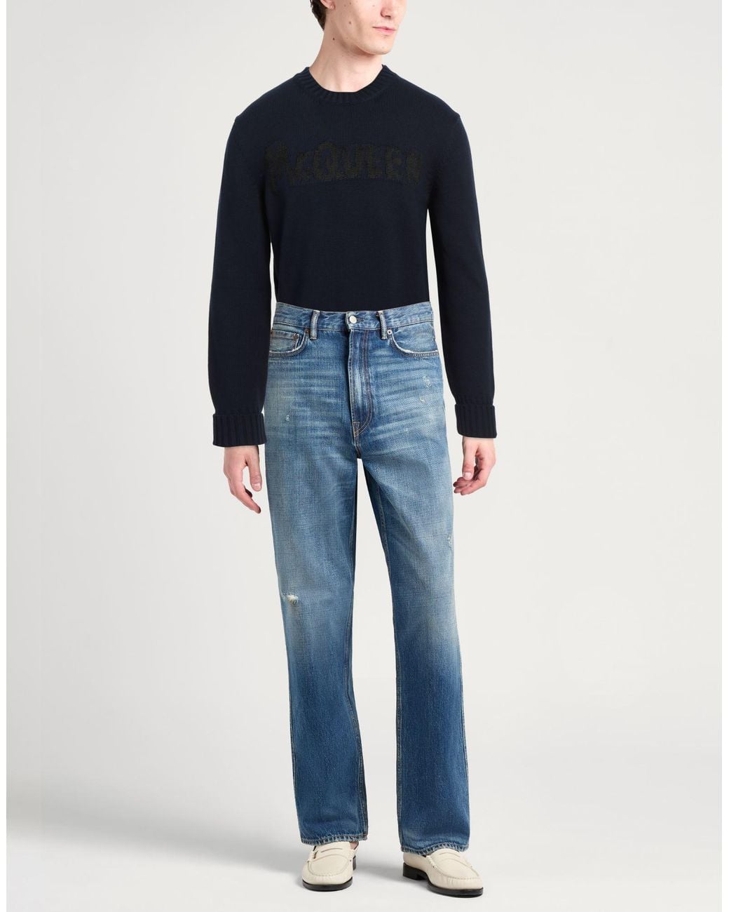 Pullover McQueen de hombre de color Blue