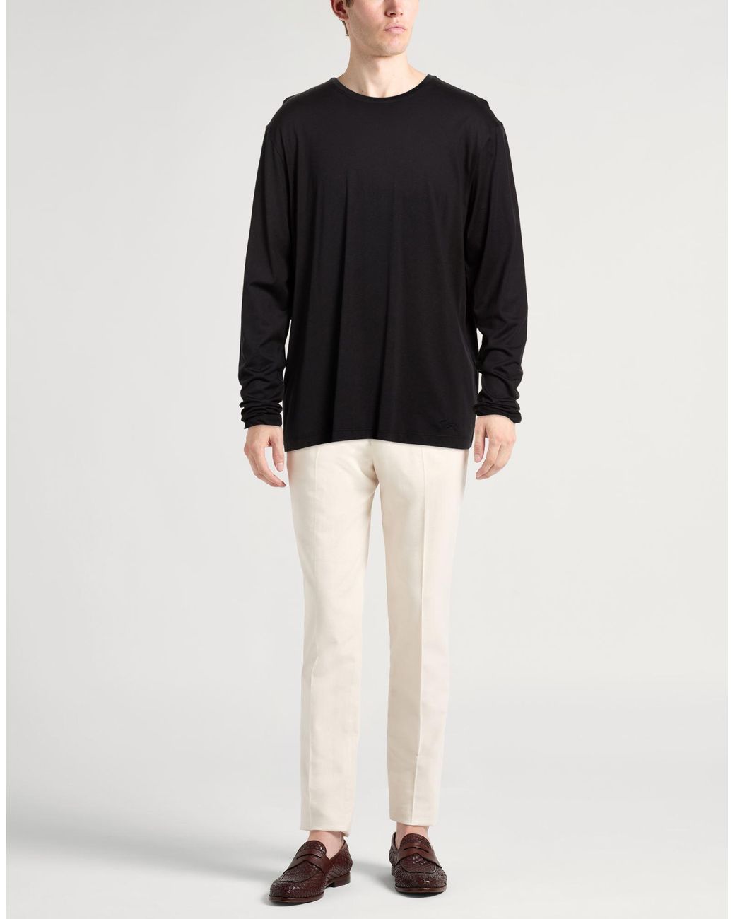 Emporio Armani Black T-Shirts for men