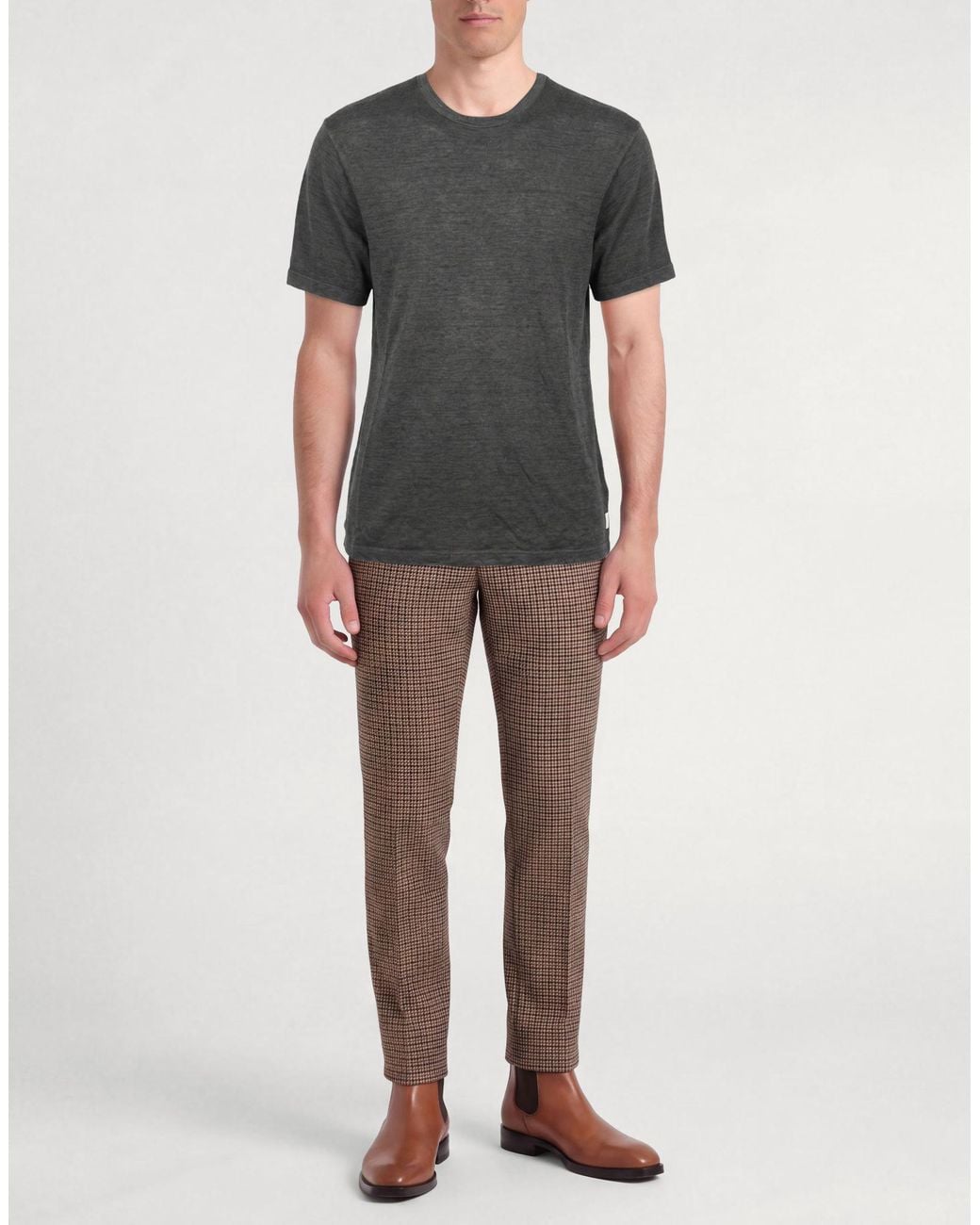 Crossley Gray Sweater Virgin Wool for men
