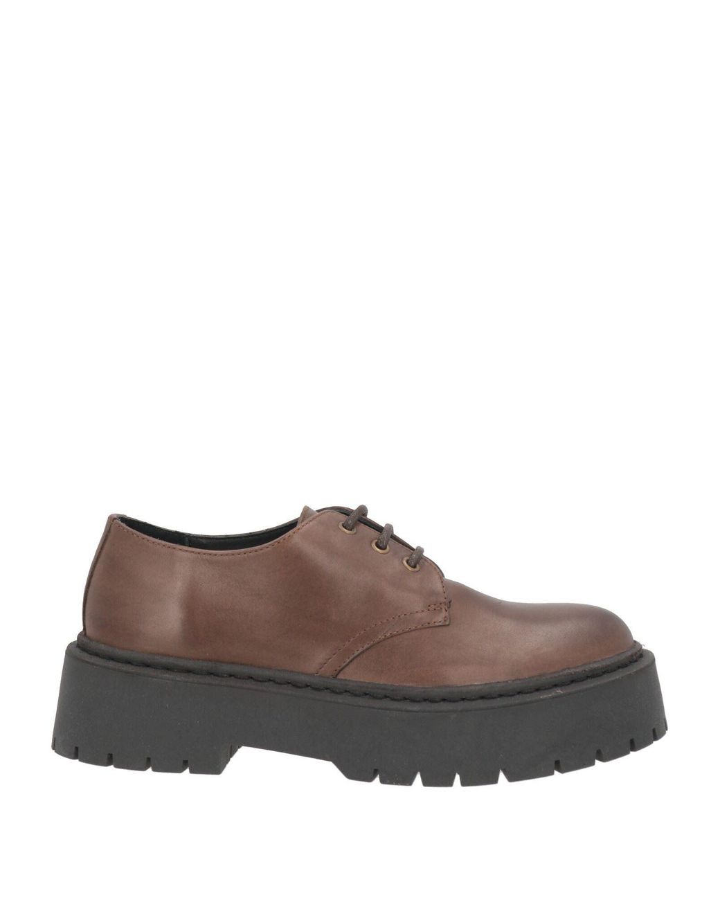 Cerruti 1881 Brown Chocolate Lace-Up Shoes Leather
