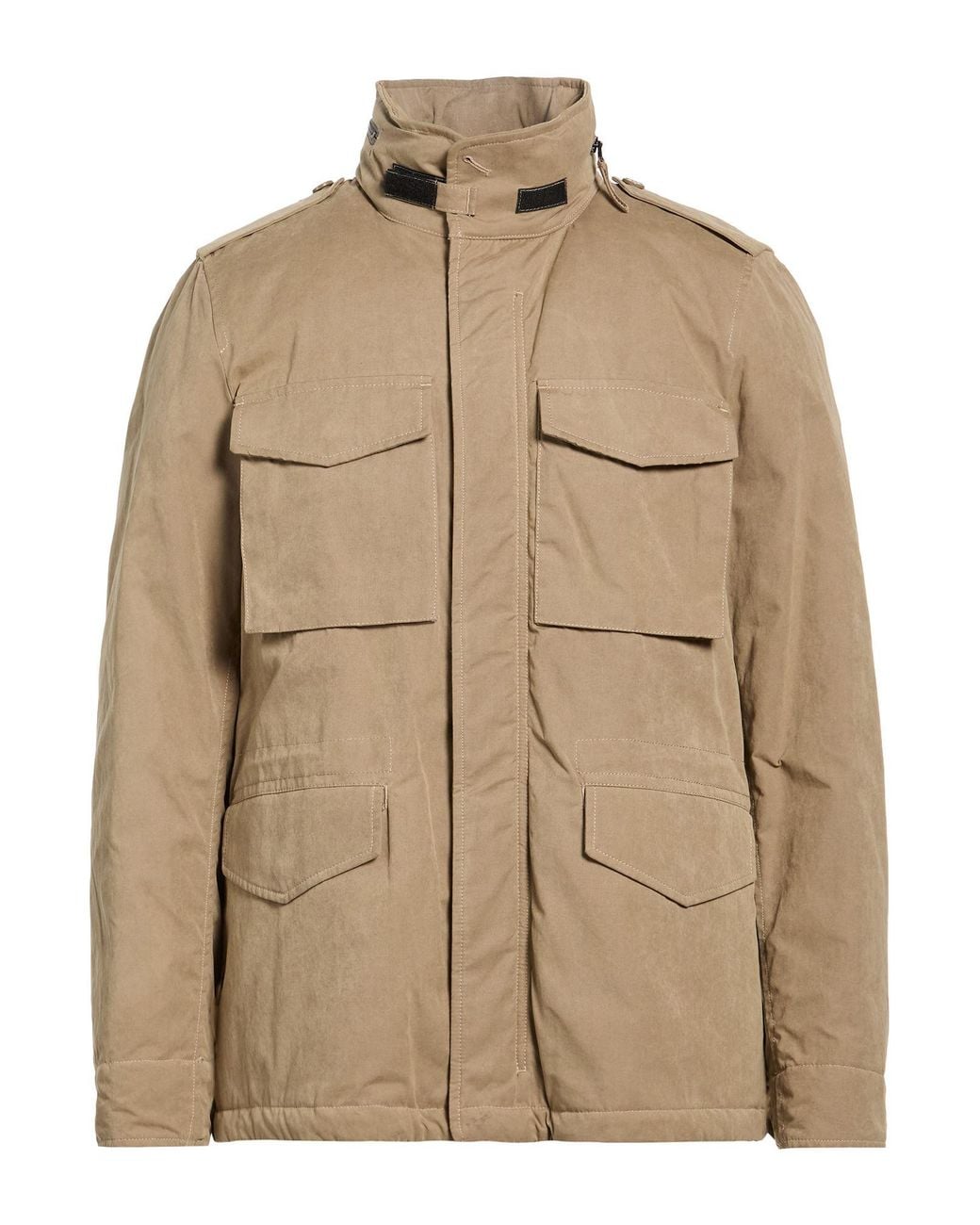 Aspesi Natural Khaki Jacket Cotton, Polyester, Polyamide for men