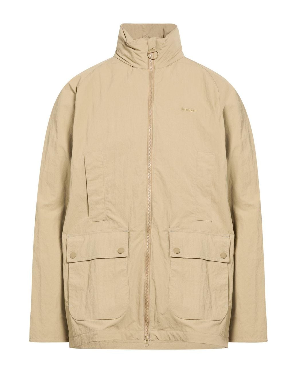 Barbour Natural Khaki Jacket Polyamide for men