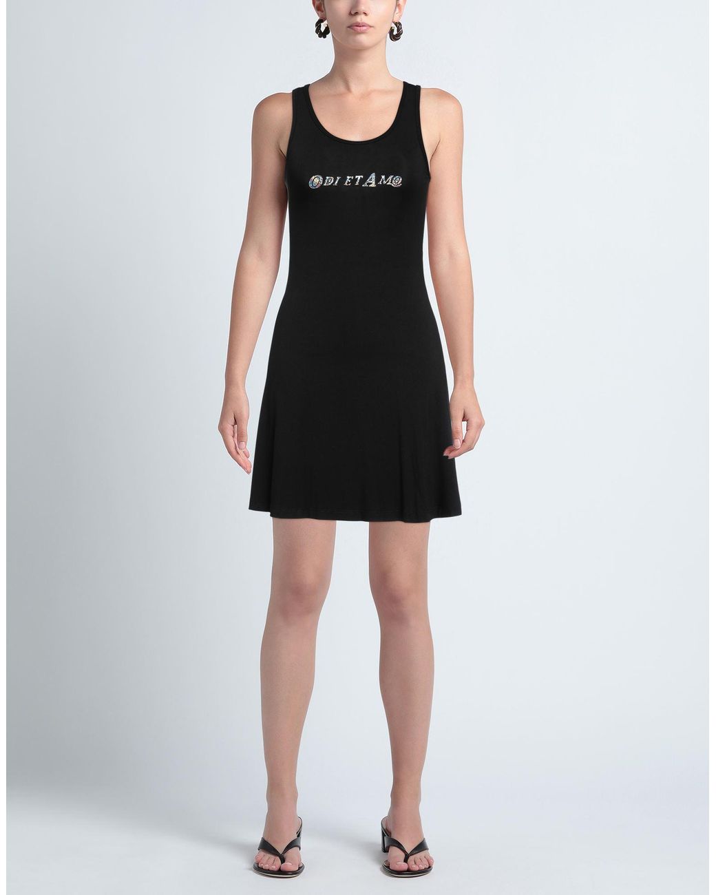Odi Et Amo Black Mini Dress