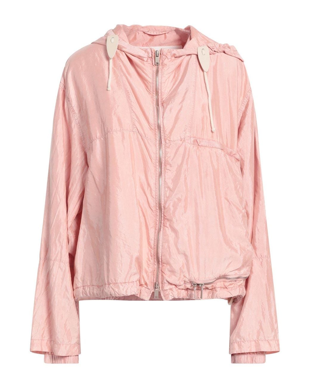 Jil Sander Pink Jacket Polyamide, Silk