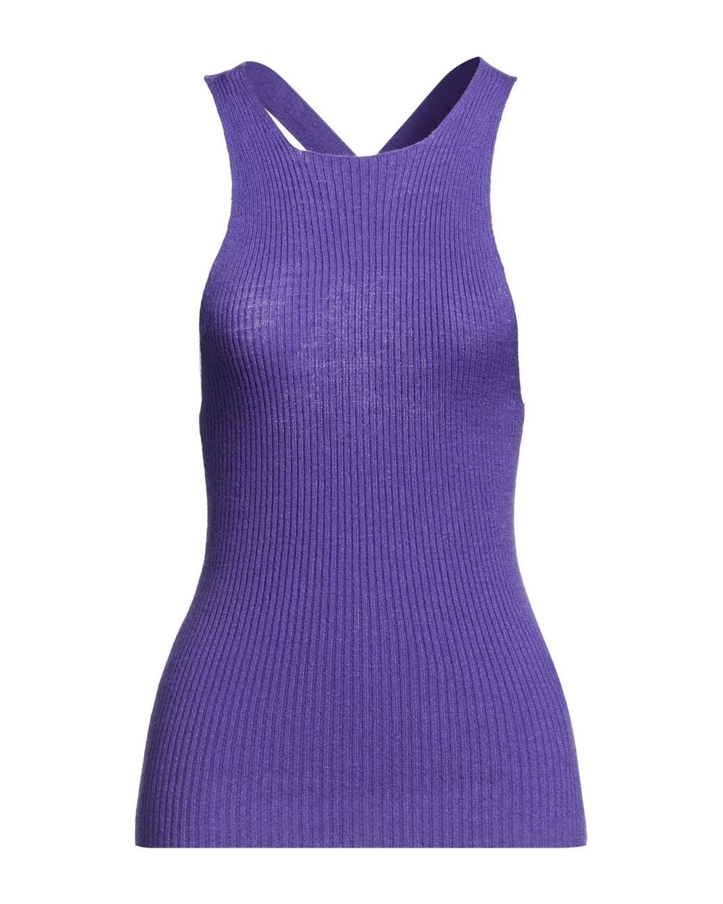 SEVENTY VENEZIA Purple Top Viscose, Polyester, Polyamide