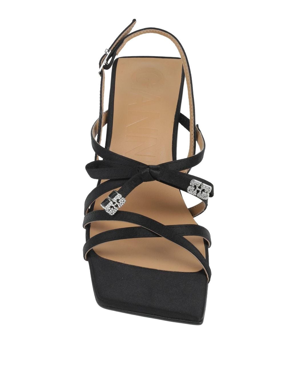 Ganni Metallic Sandals
