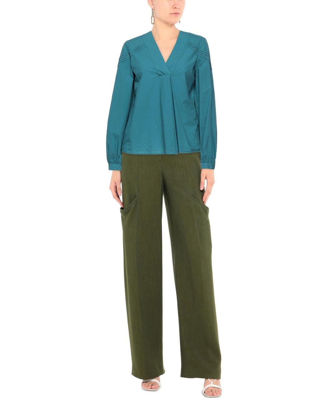Manila Grace Blue Top
