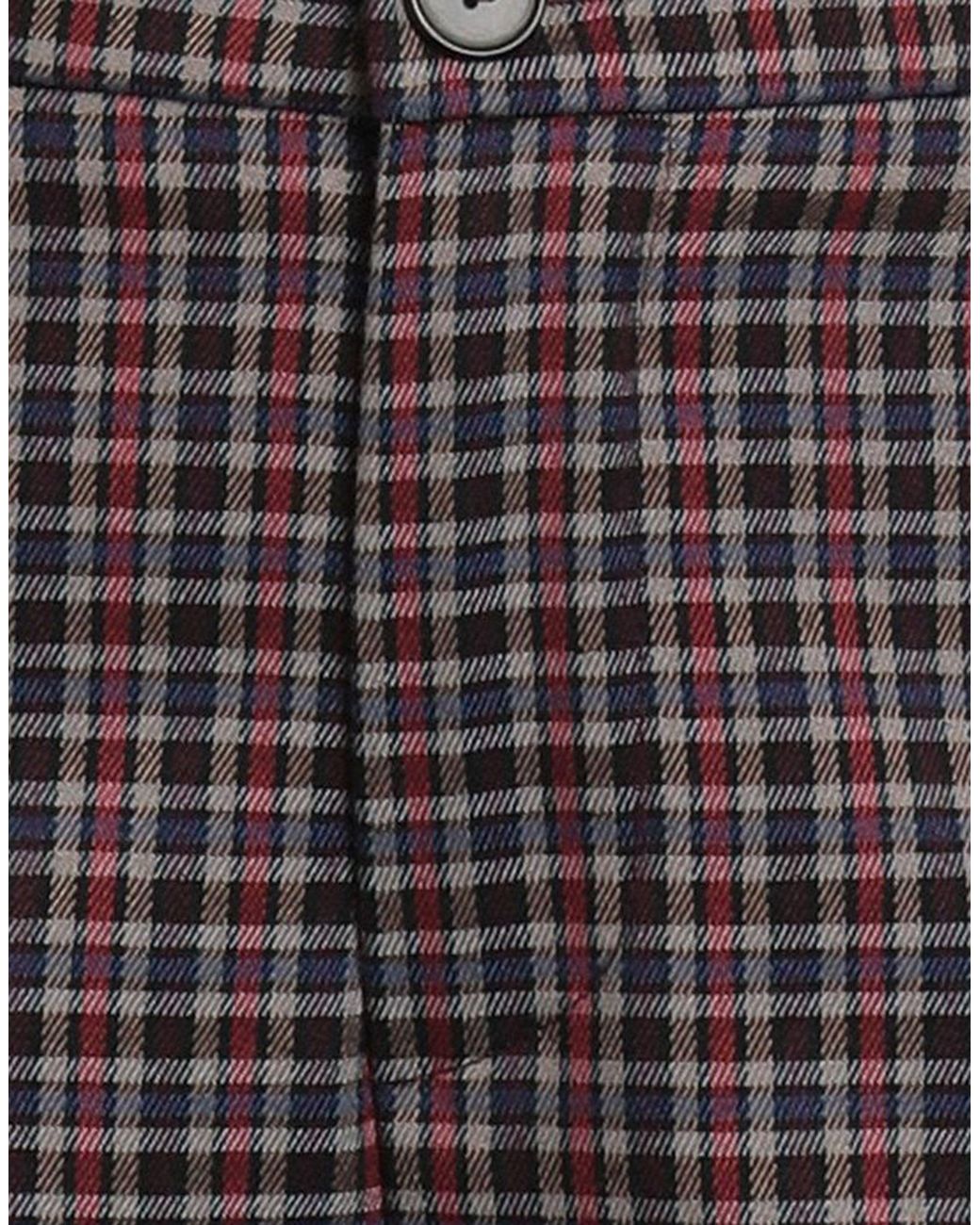 Rebel Queen Gray Plum Pants Polyester, Viscose, Elastane