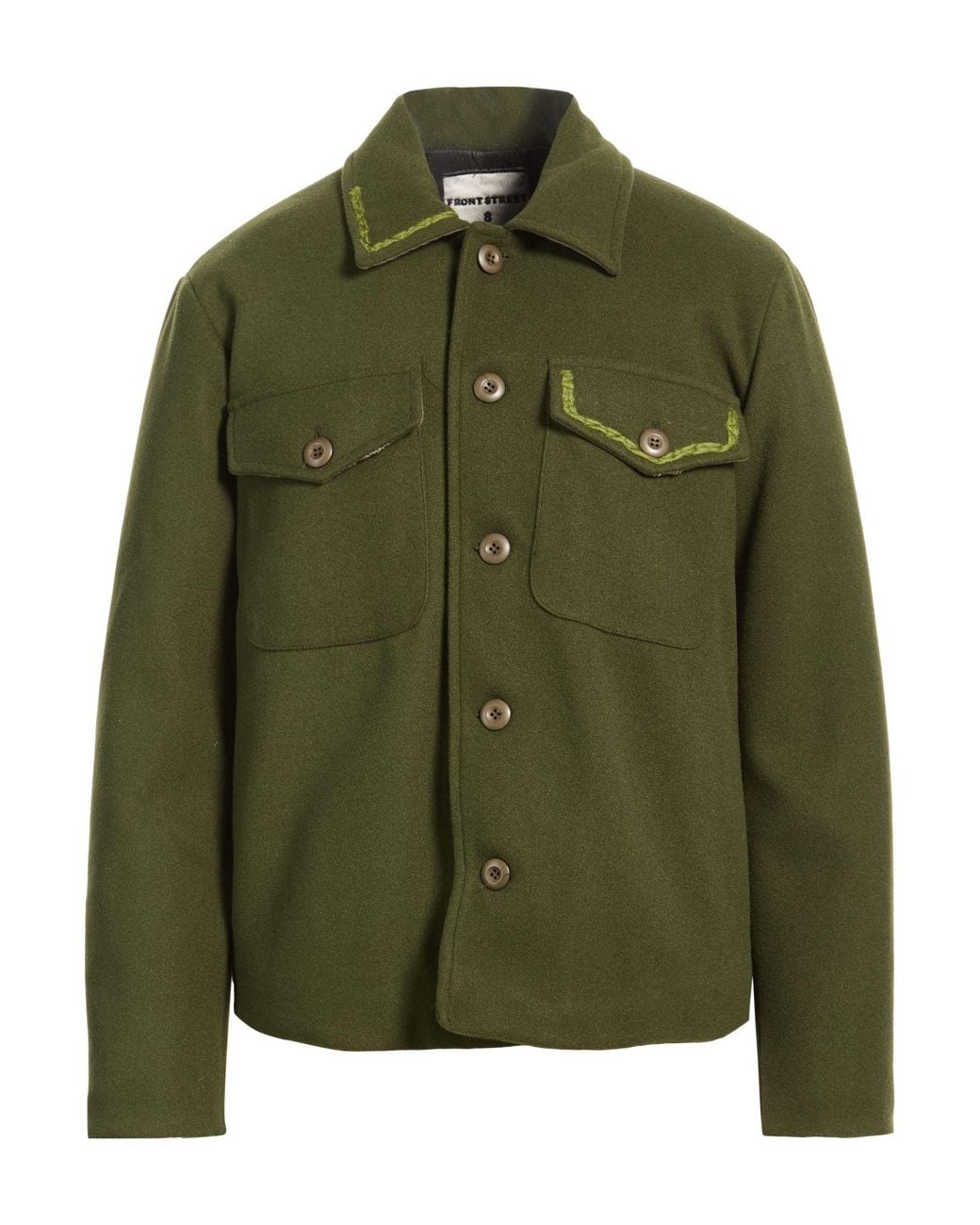 FRONT STREET 8 Green Jacket for men