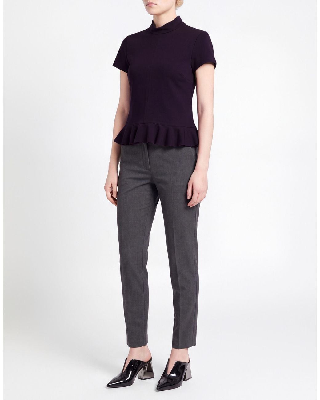 Jucca Purple Top Viscose, Polyamide, Elastane