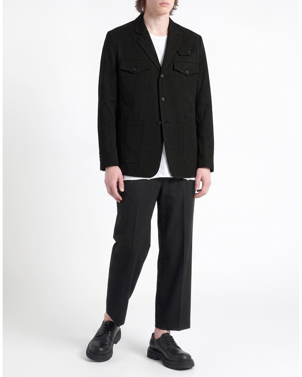 Masnada Black Blazer for men