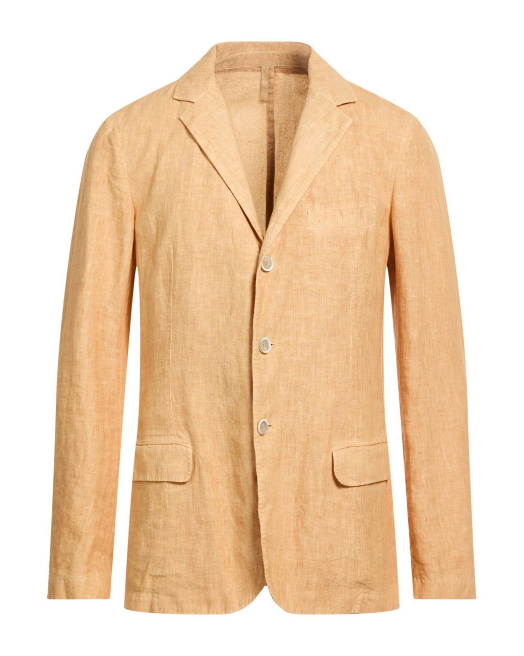 120% Lino Natural Mustard Blazer Linen for men