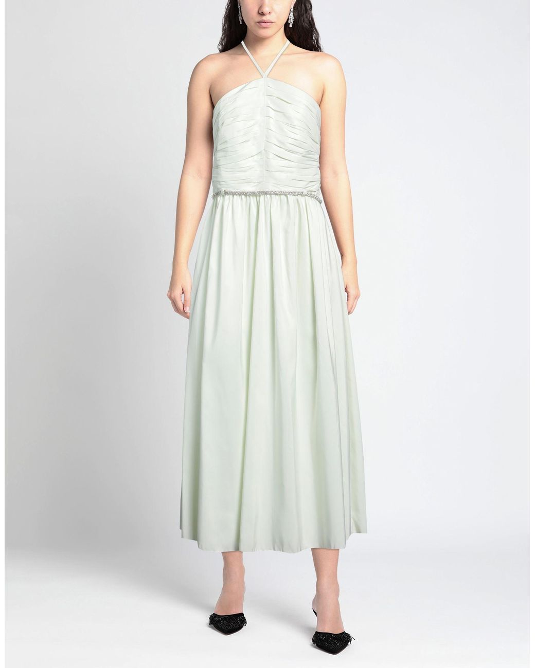 Self-Portrait White Midi Dress
