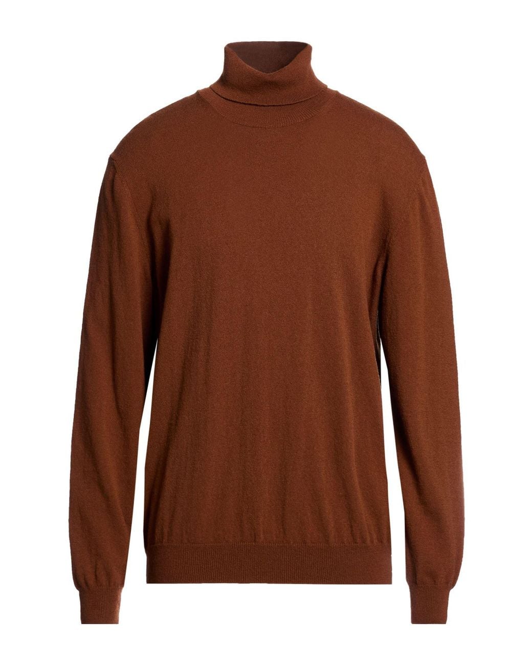 Zanone Brown Turtleneck for men