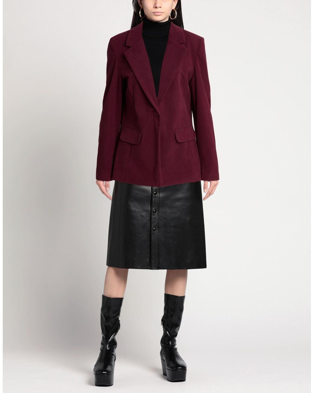 GRIFFAI Purple Blazer Polyester