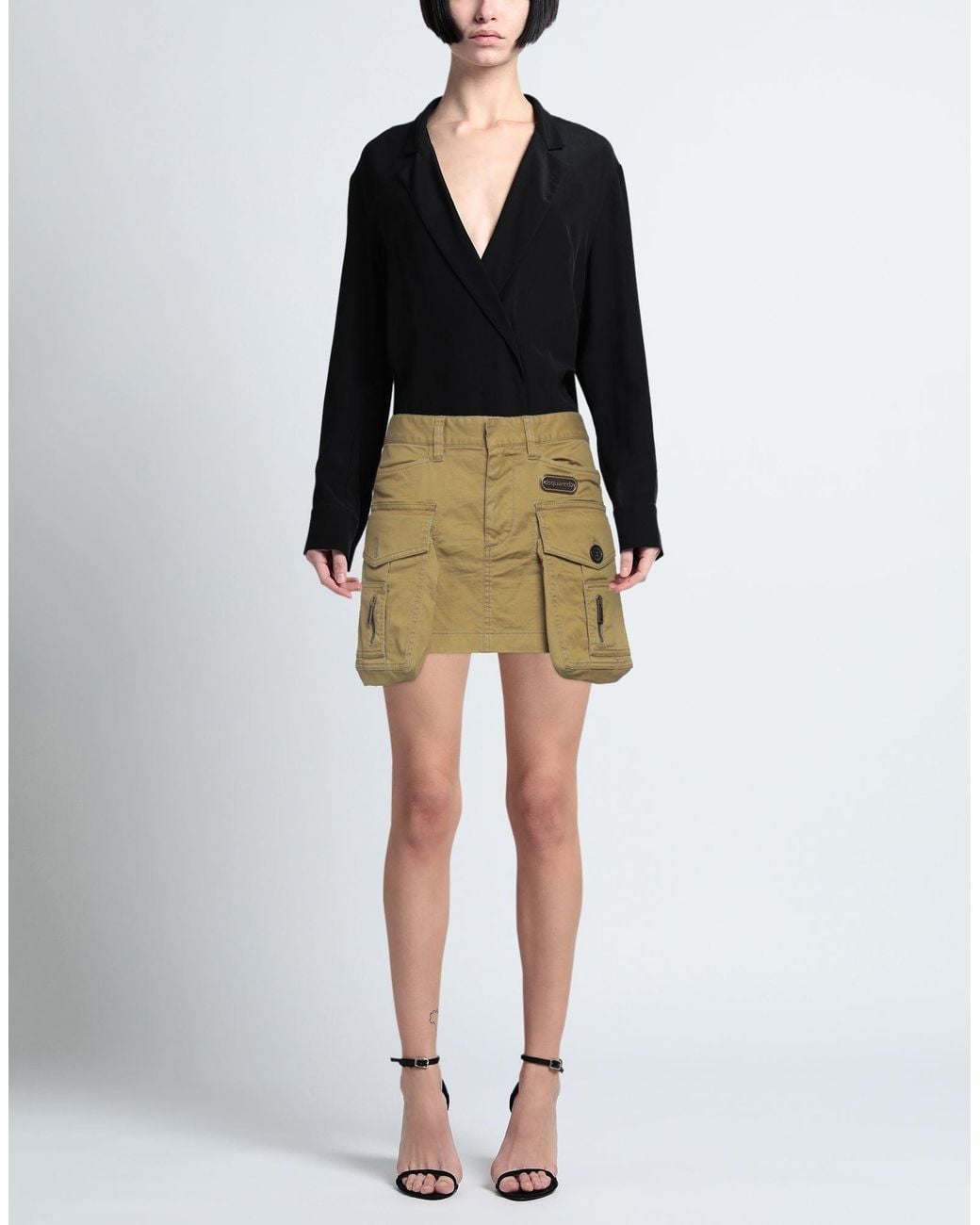DSquared² Natural Mini Skirt