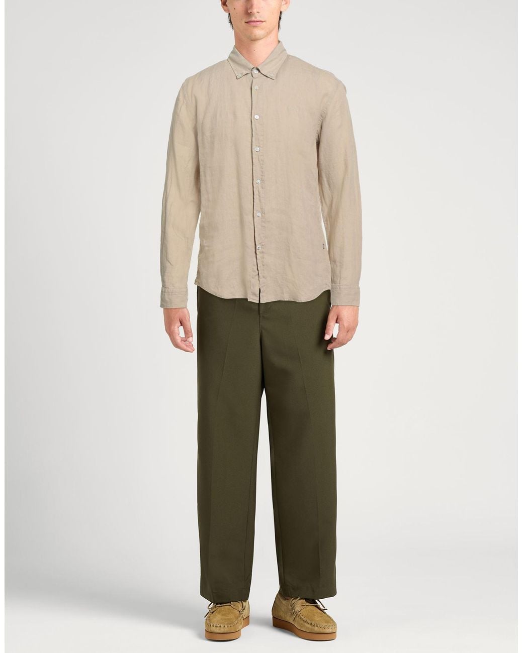 Boss Natural Shirt Linen for men