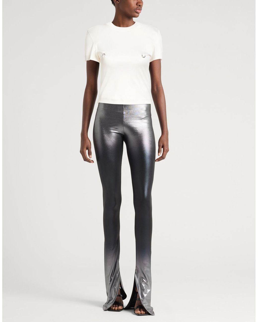 Mugler White T-Shirt Cotton
