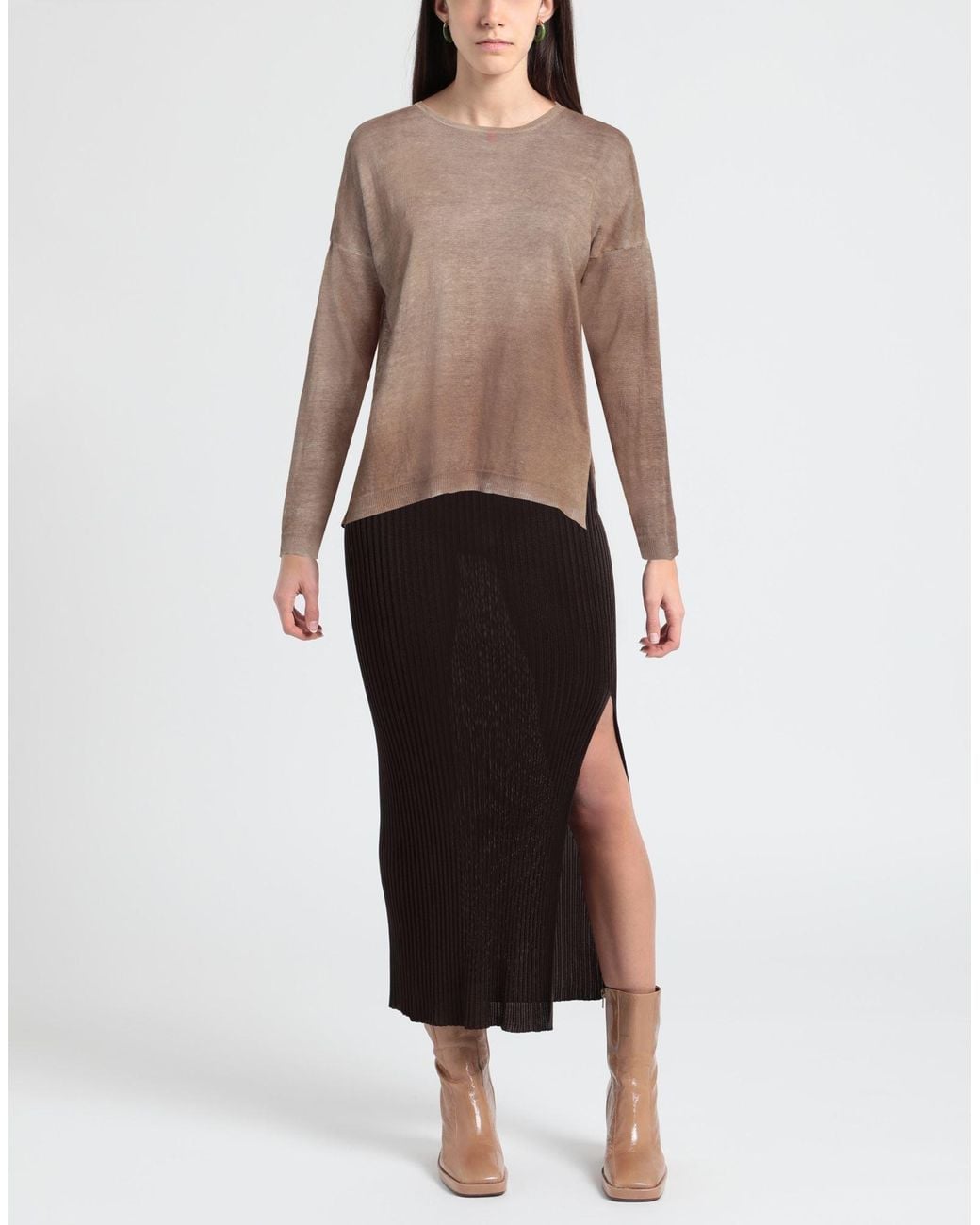 ALESSANDRO ASTE Brown Pullover