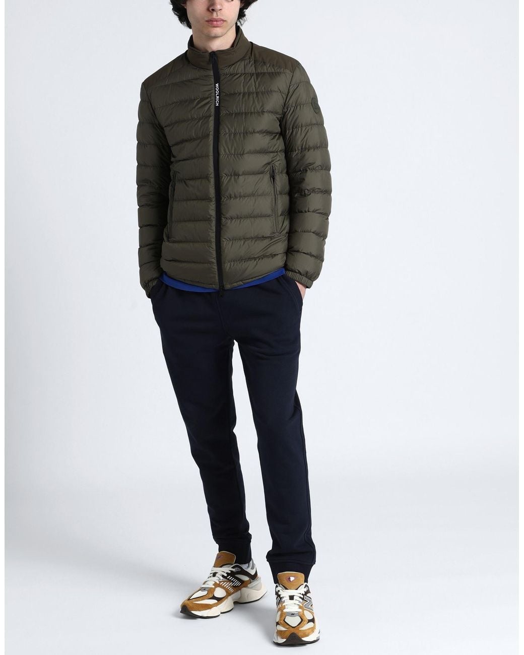 Woolrich Blue Trouser for men