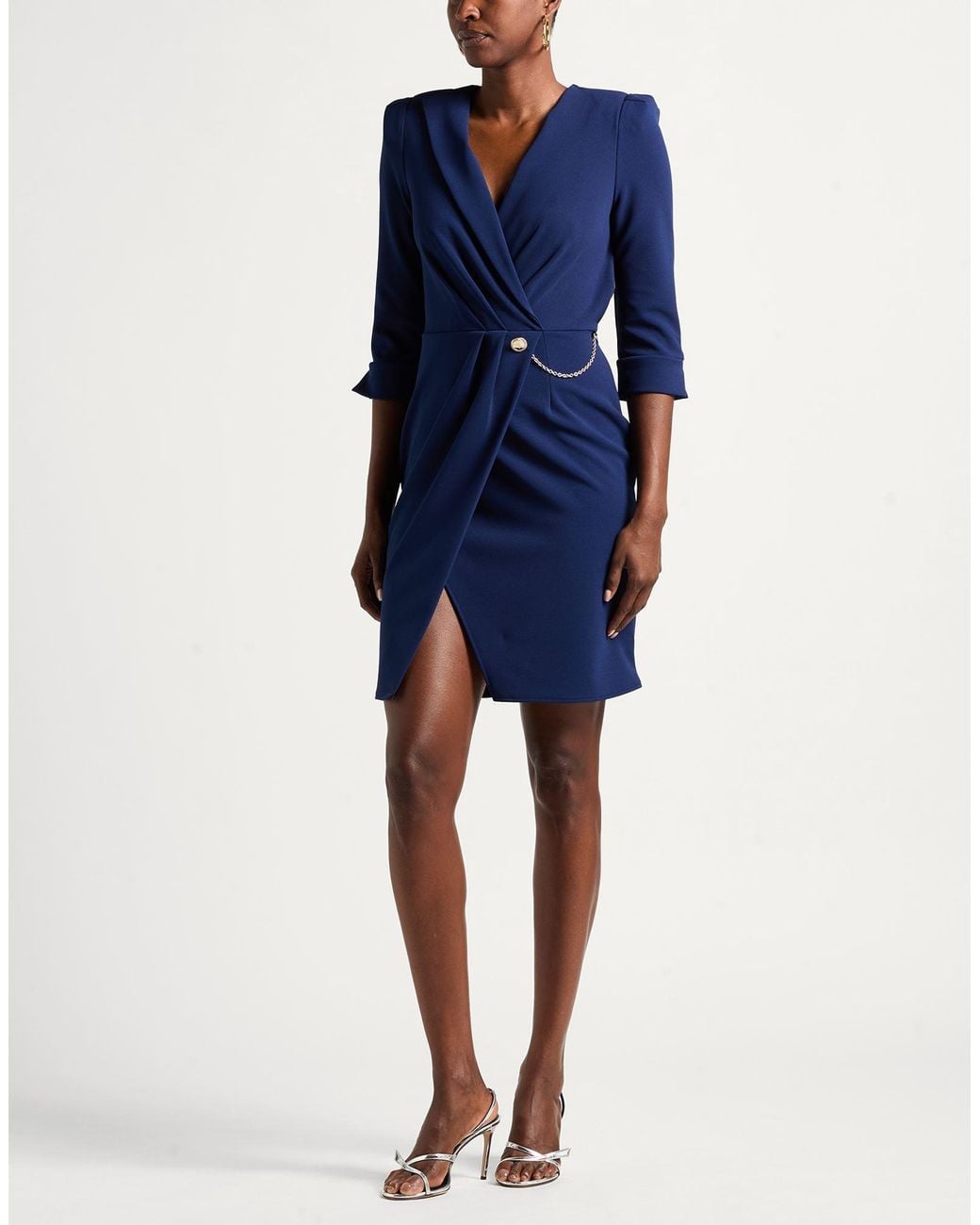 Rinascimento Blue Midi Dress