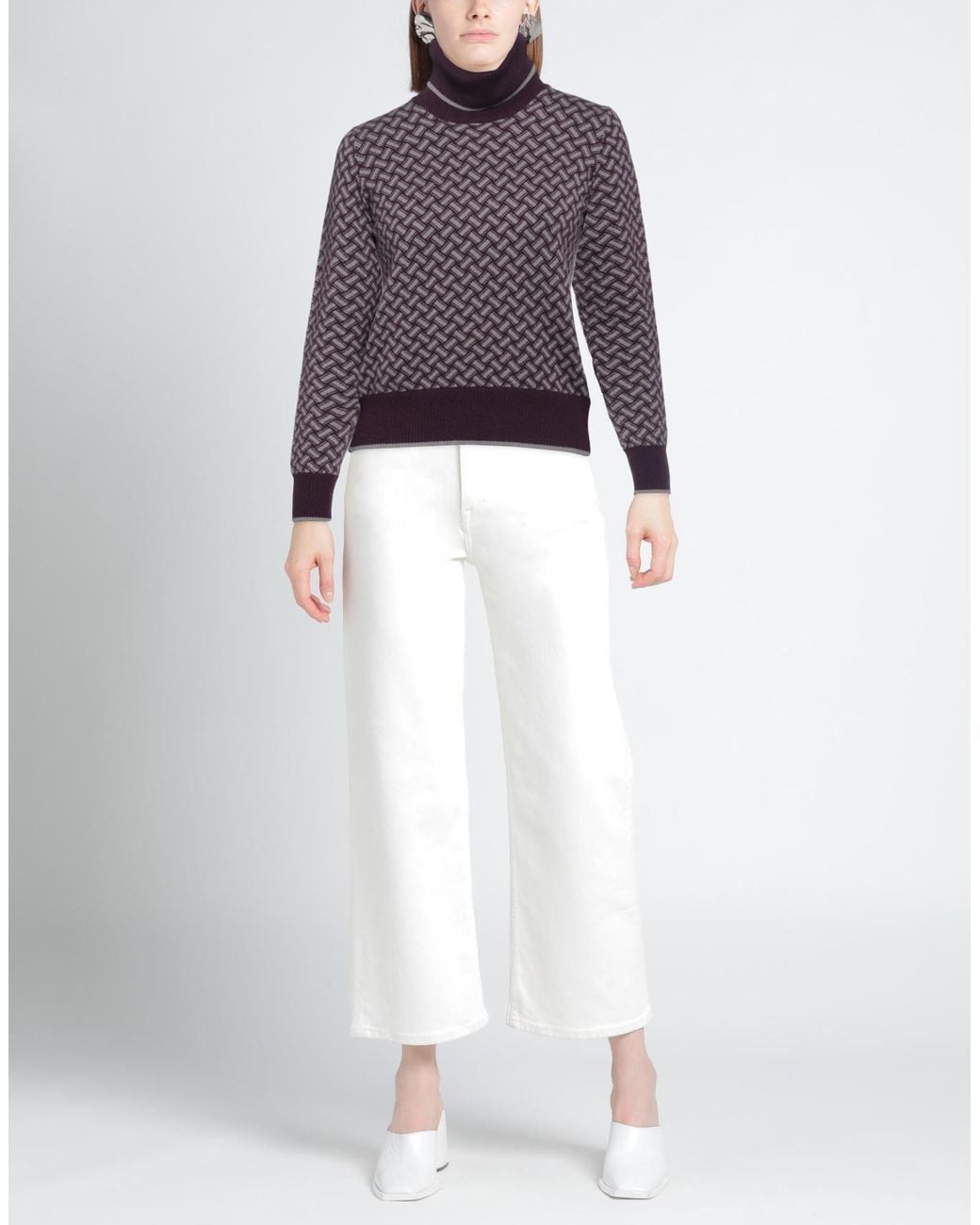 Drumohr Purple Turtleneck