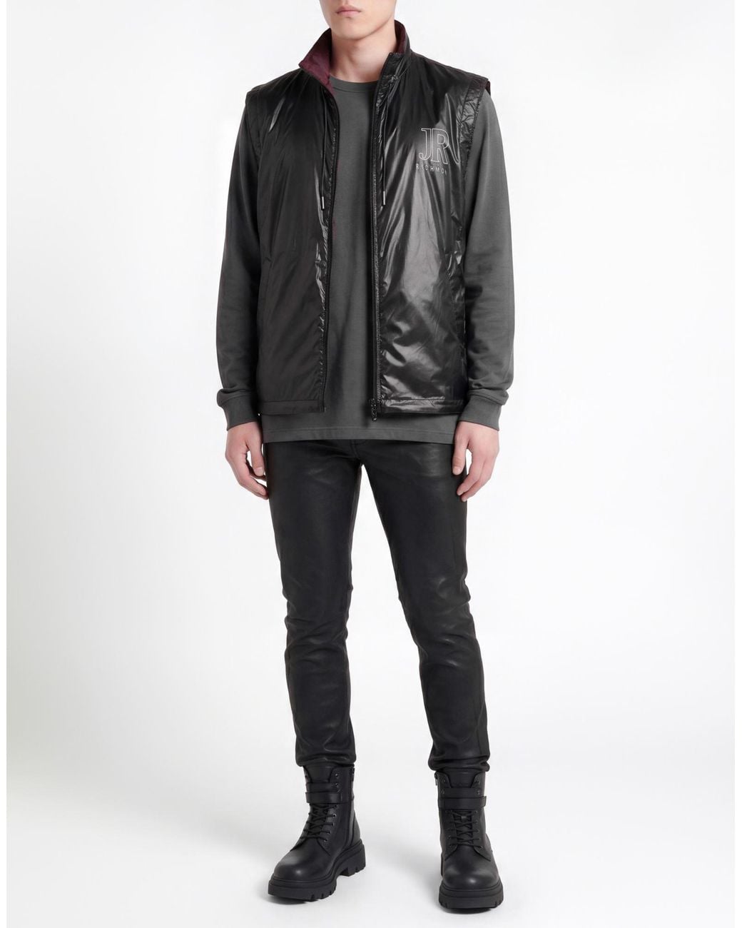 John Richmond Black Gilet for men