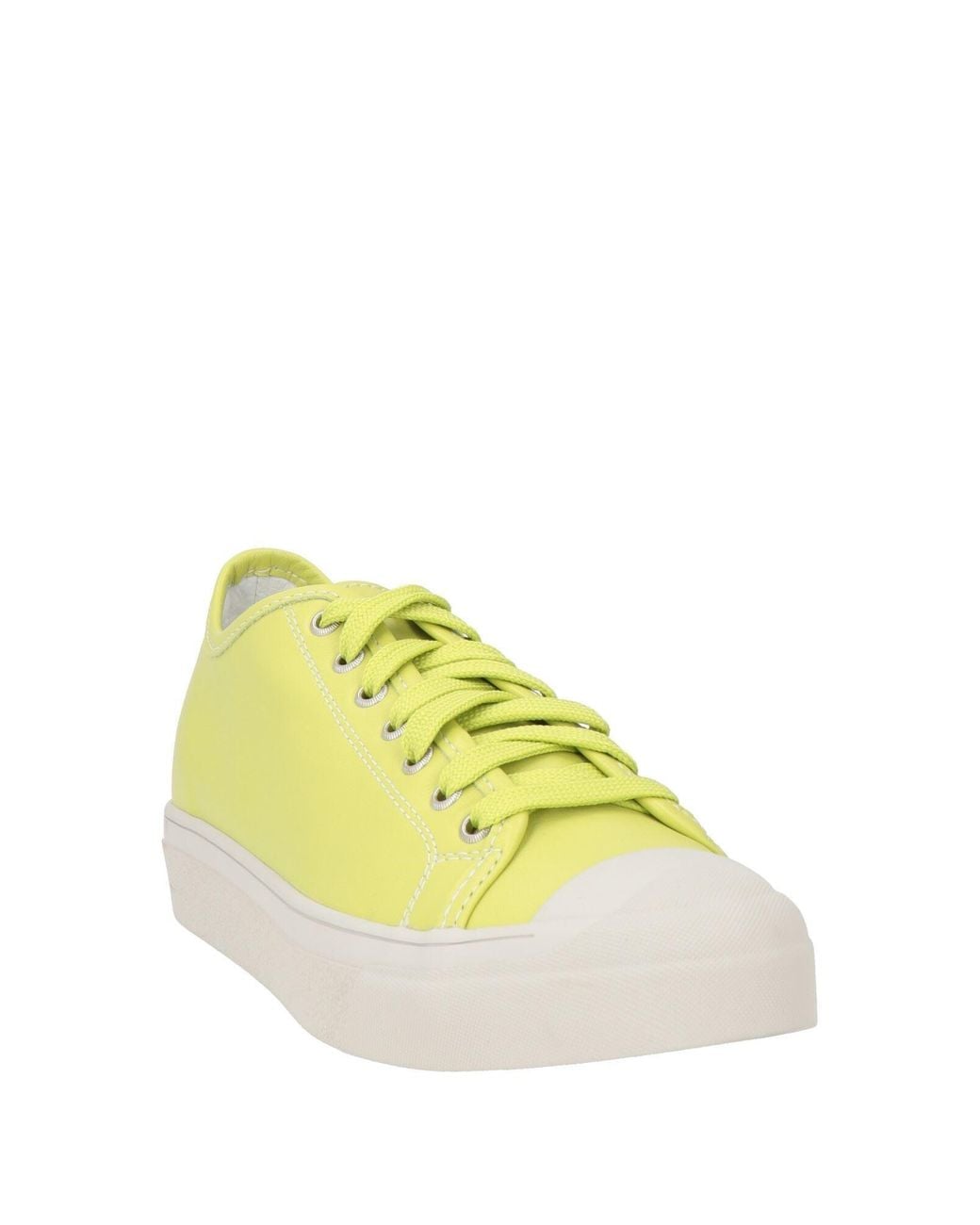 Sofie D'Hoore Yellow Lime Sneakers Leather