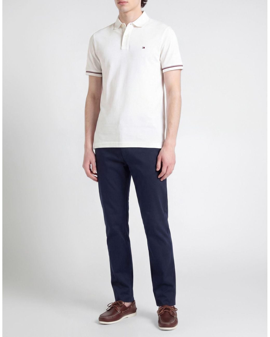 Tommy Hilfiger White Polo Shirt for men