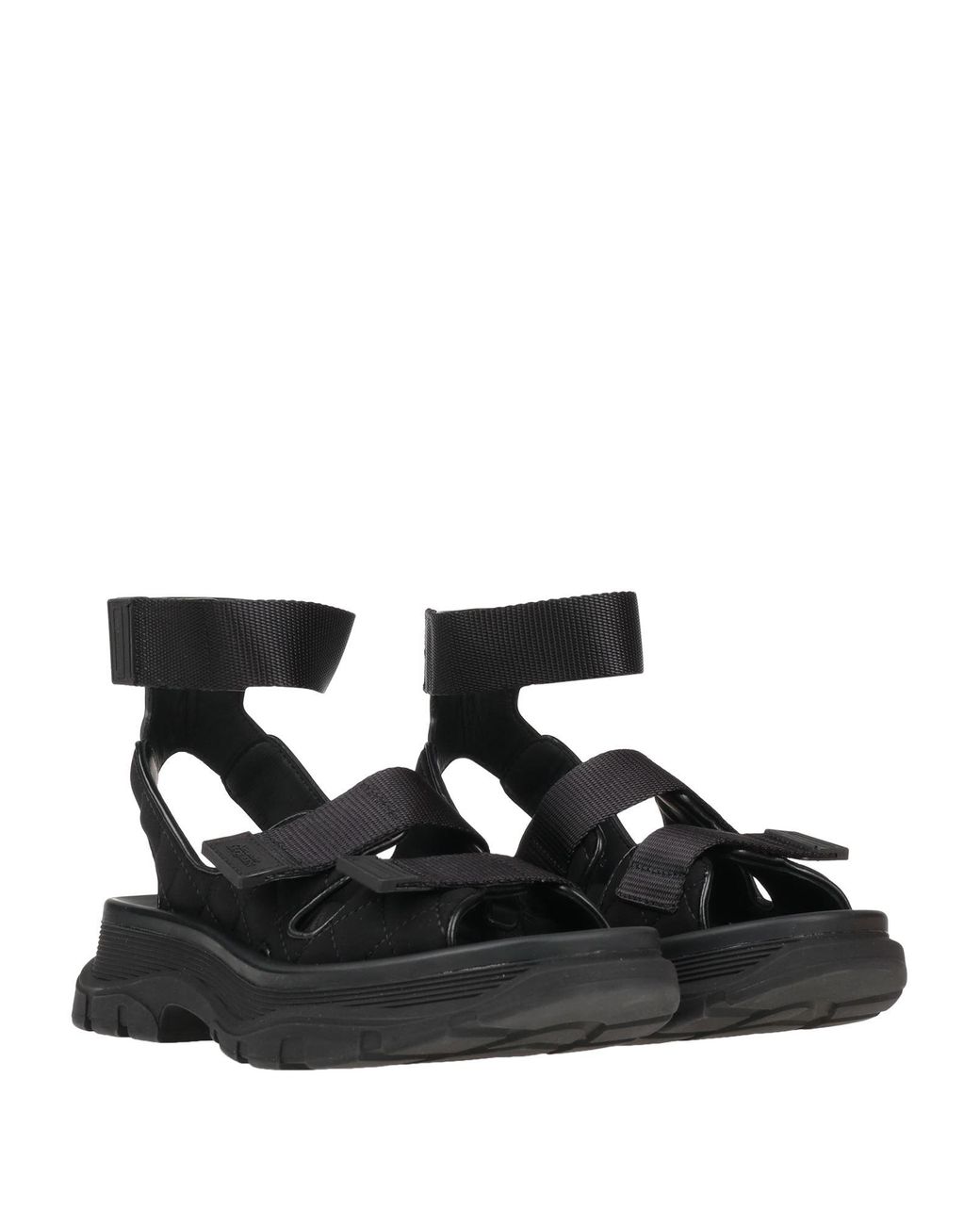 McQueen Black Sandals