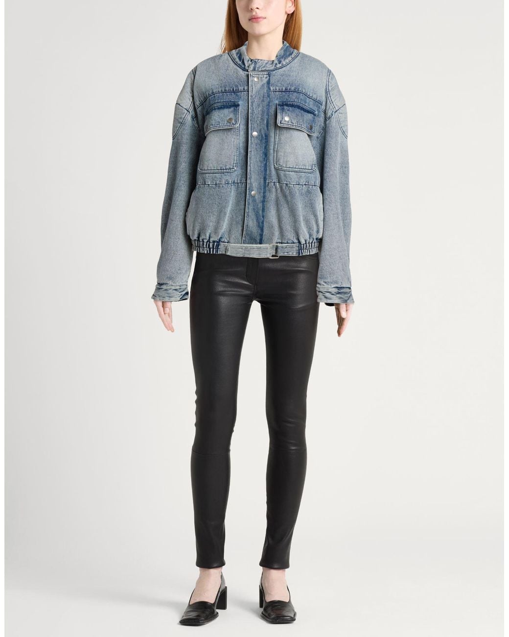 MM6 by Maison Margiela Blue Denim Outerwear Cotton
