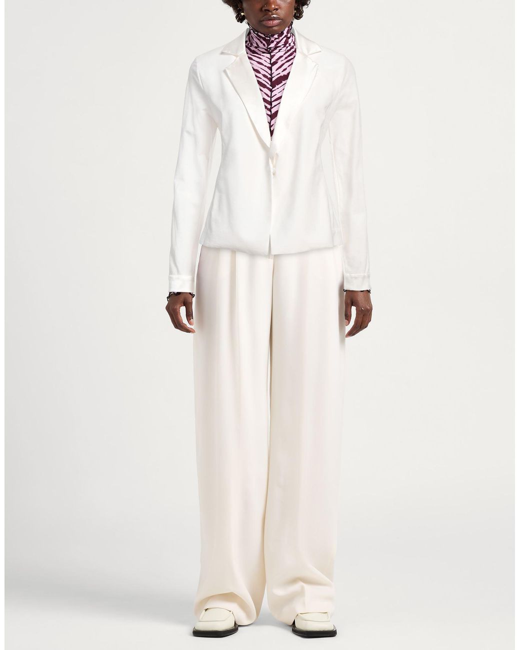 Lamberto Losani White Blazer