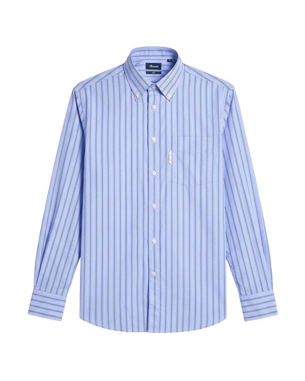Façonnable Blue Light Shirt Cotton for men