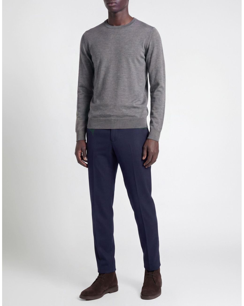 Pullover Moorer de hombre de color Gray