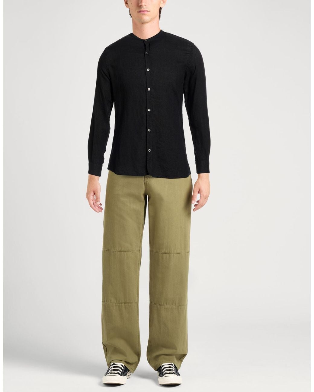 Camicia di Messagerie in Black da Uomo